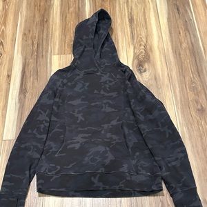 lululemon athletica Black Camo Hoodie size 8